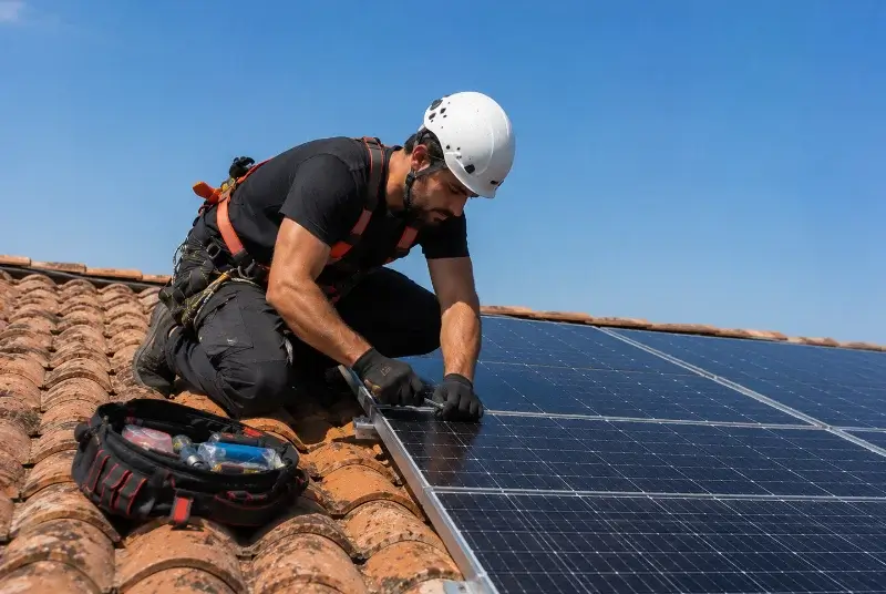 Maintenance et monitoring de panneaux solaires à Campagne